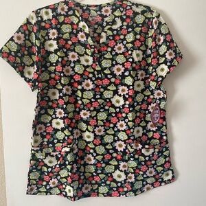 Cute nursing scrub top